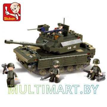 Конструктор Sluban M38-B6500 Головной танк (312 деталей) картинка 6